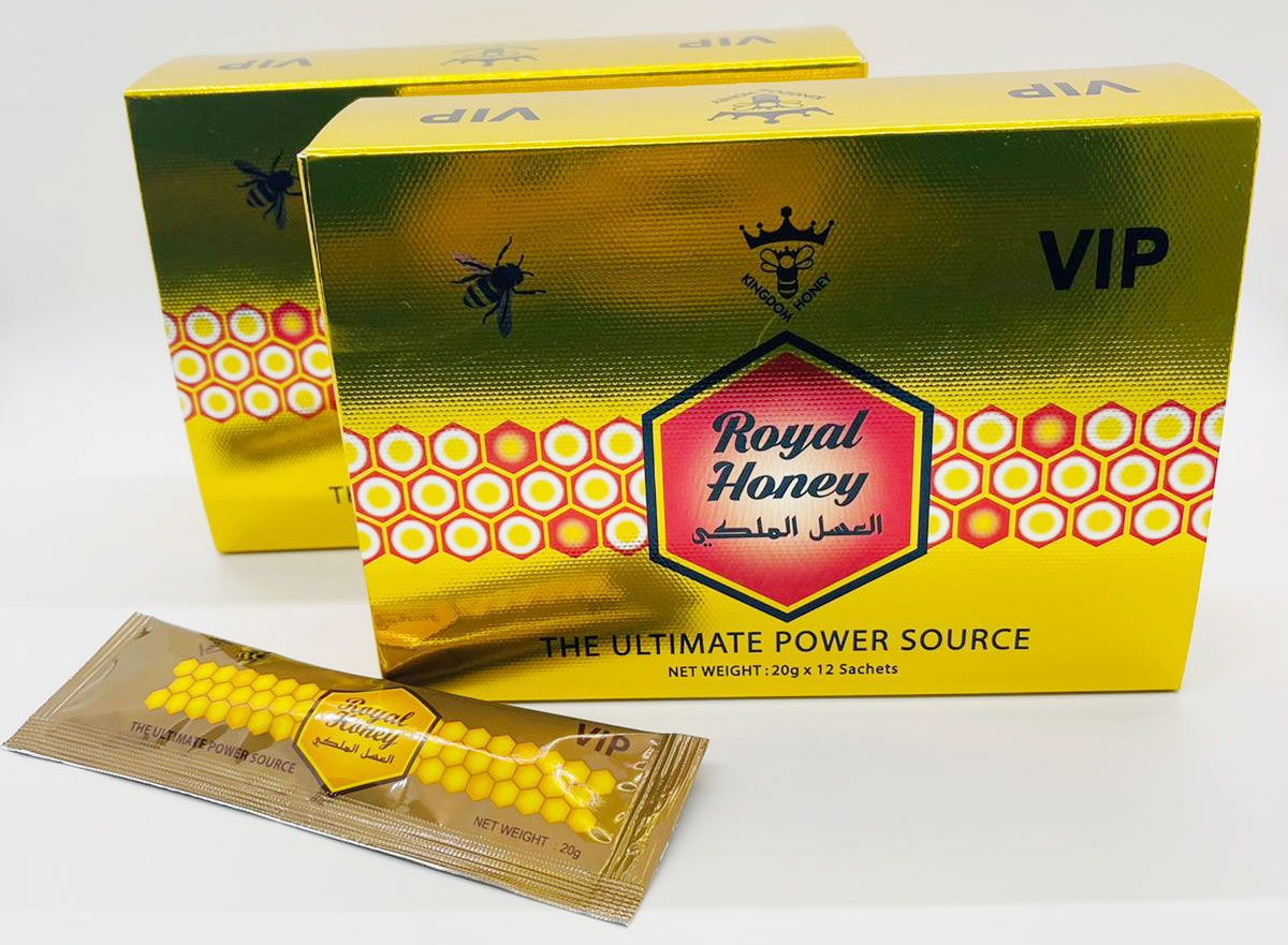 Royal Honey 12 Sachets x 20 Grams VIP 10 Boxes Royalty Honey USA