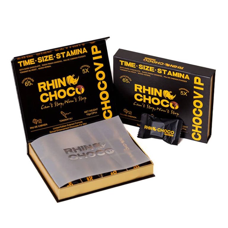 Rhino Choco Chocolate for Men! 12 Pieces of Rhino Choco! – Royalty